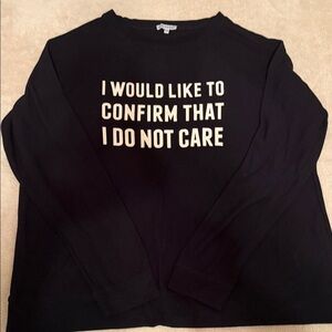 Black Graphic Sweater